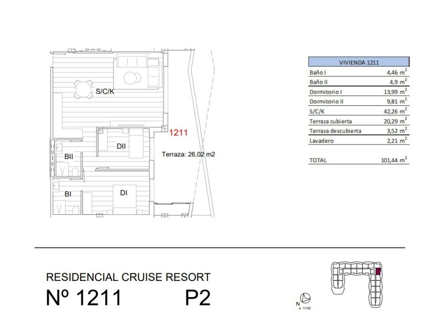 Herverkoop - Appartement -
San Miguel de Salinas
