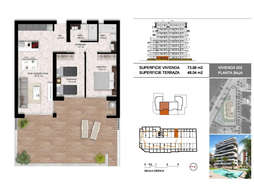 Neue Gebäude - Apartment -
Guardamar del Segura - Puerto