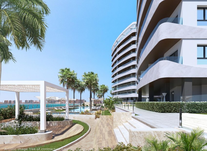 Neue Gebäude - Apartment -
La Manga del Mar Menor - 1ª Linea Del Mar Mediterraneo