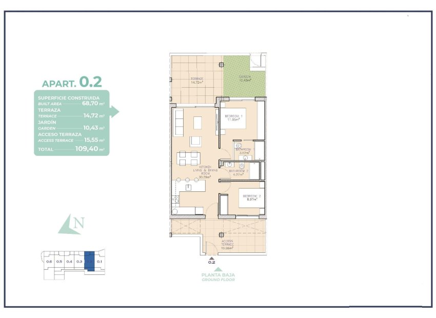 Neue Gebäude - Apartment -
Los Alcazares - Serena Golf