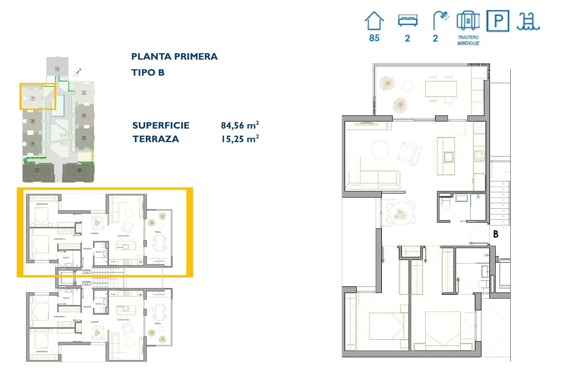 Neue Gebäude - Apartment -
San Pedro del Pinatar - Pueblo