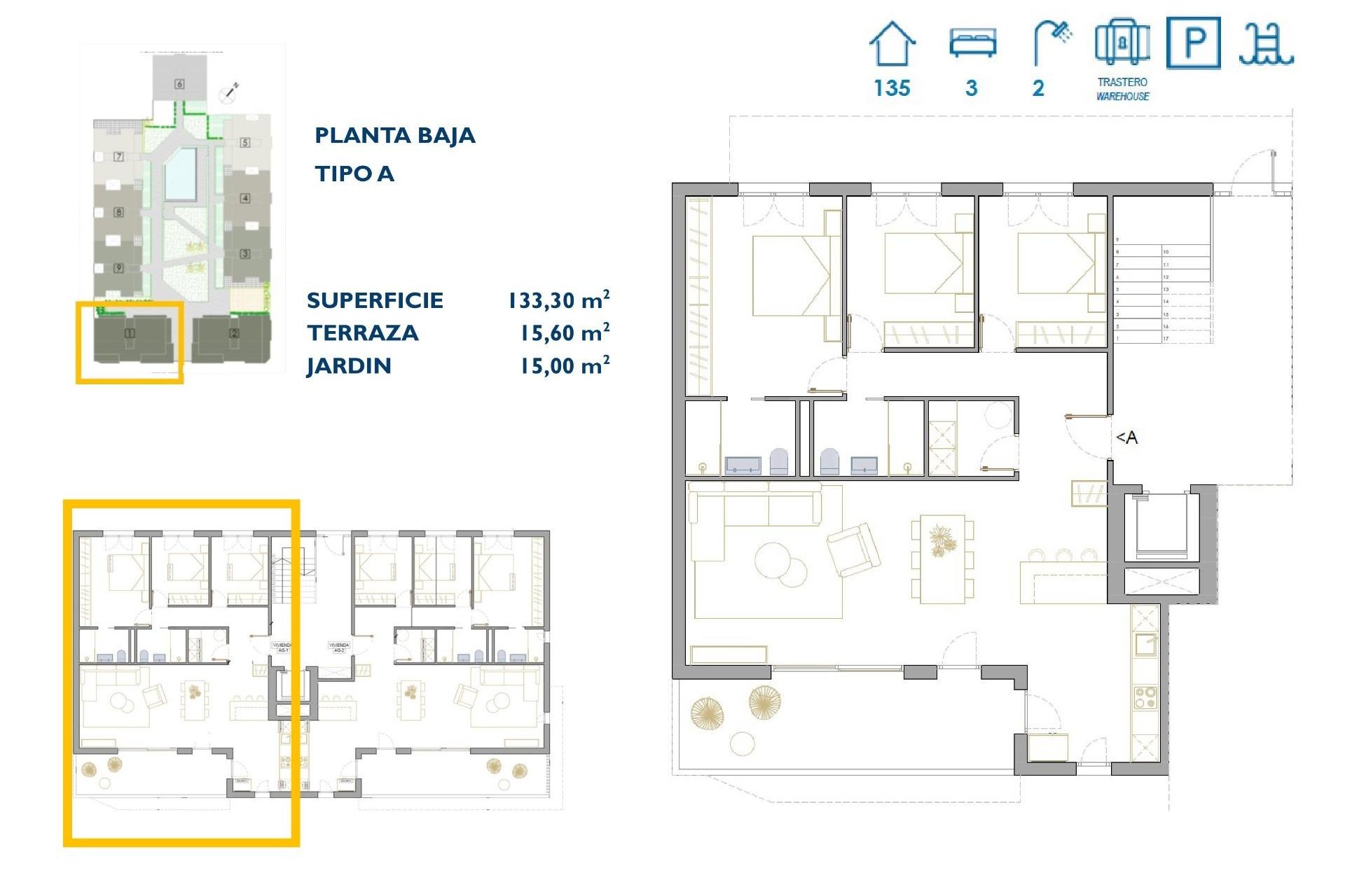 Neue Gebäude - Apartment -
San Pedro del Pinatar - Pueblo