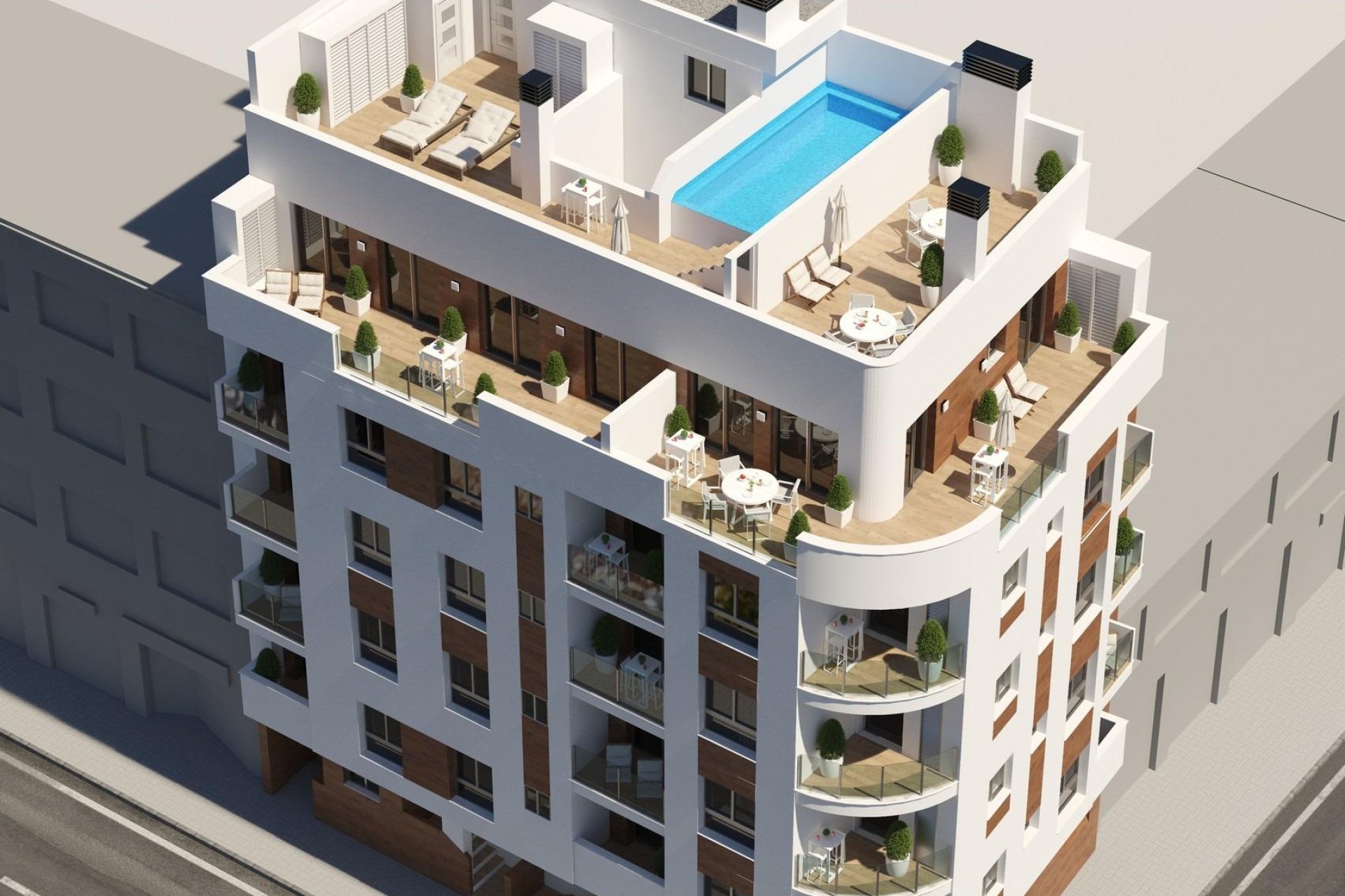 Neue Gebäude - Apartment -
Torrevieja - Centro