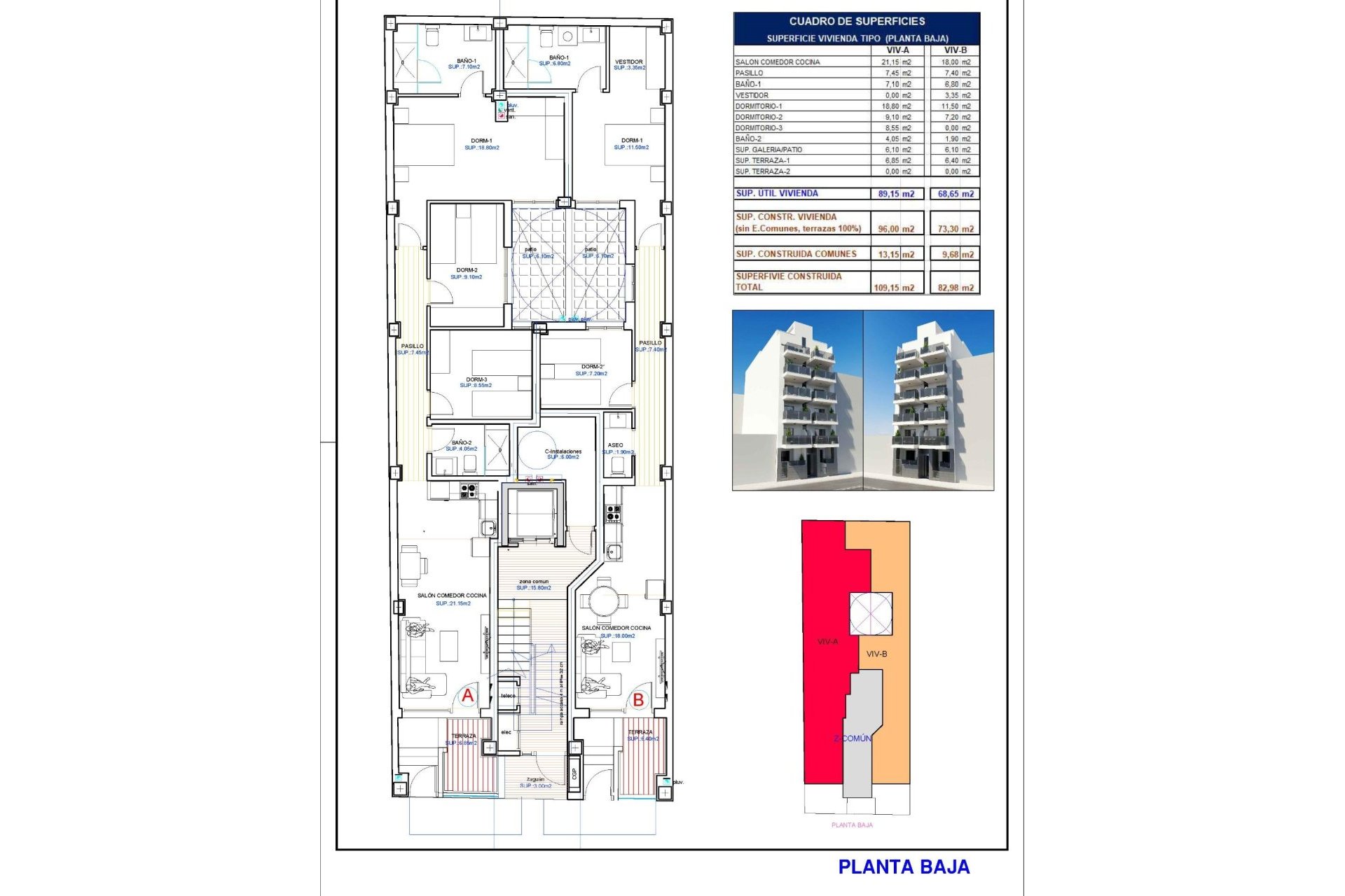 Neue Gebäude - Apartment -
Torrevieja - Playa de El Cura