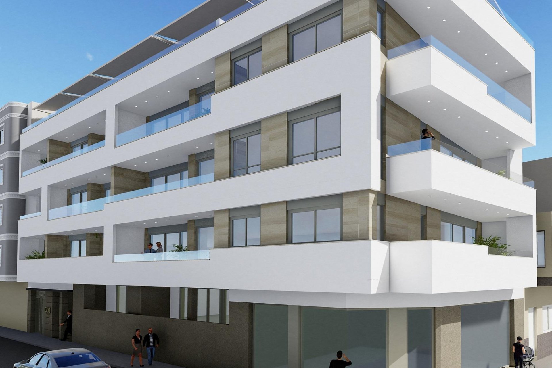 Neue Gebäude - Apartment -
Torrevieja - Playa del Cura