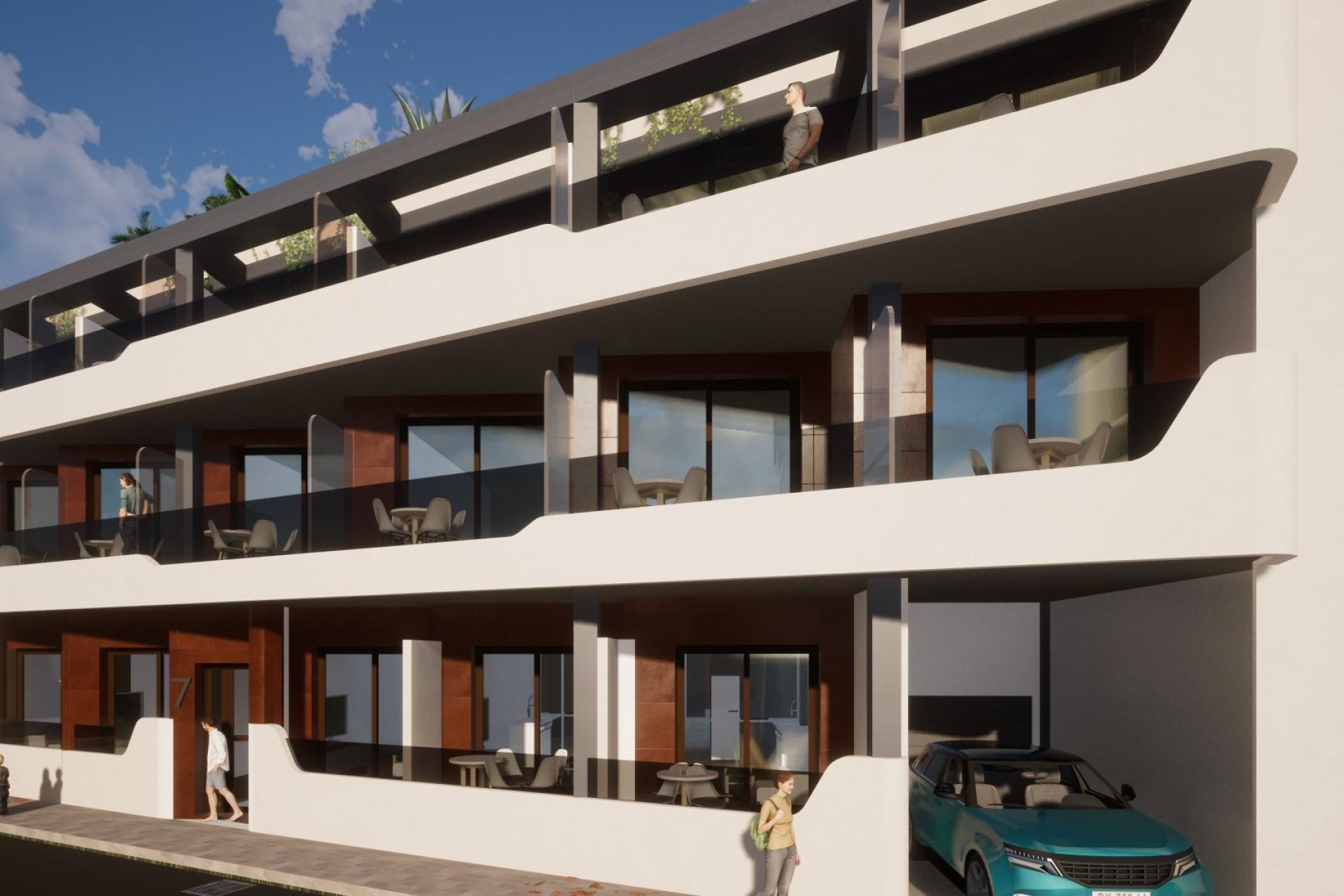 Neue Gebäude - Apartment -
Torrevieja - Playa del Cura