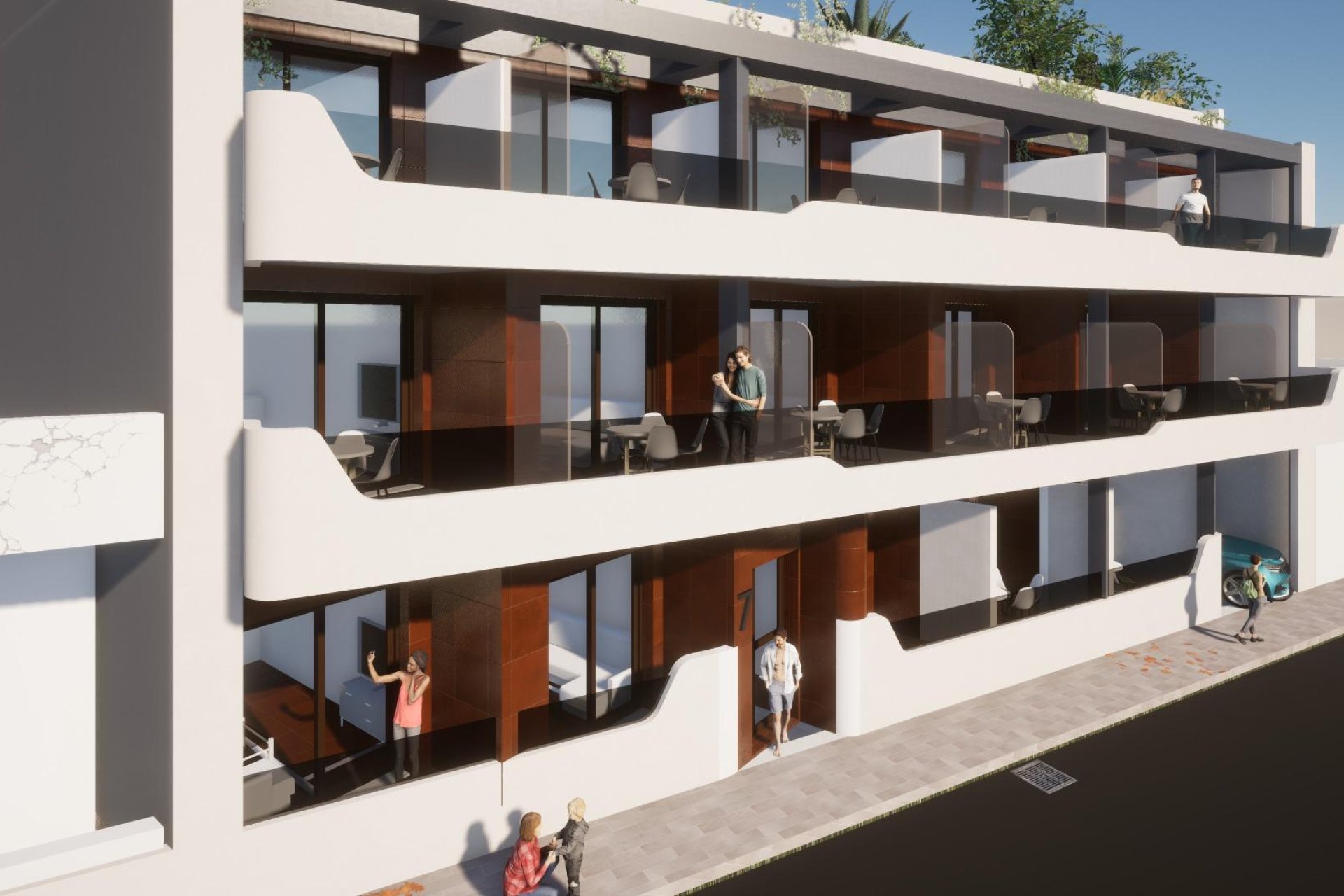 Neue Gebäude - Apartment -
Torrevieja - Playa del Cura