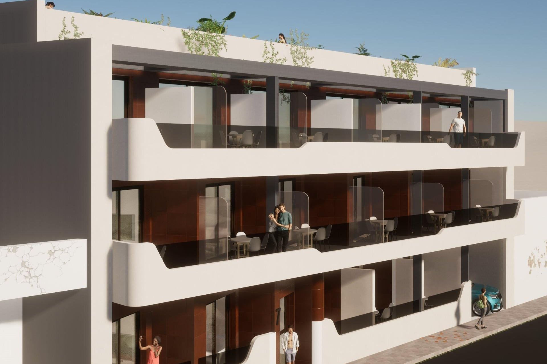 Neue Gebäude - Apartment -
Torrevieja - Playa del Cura