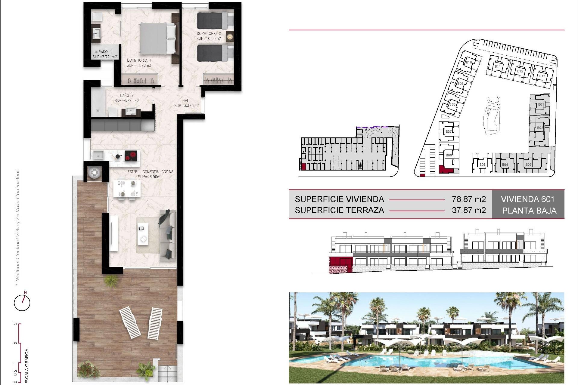 Neue Gebäude - Bungalow -
Ciudad Quesada - Rojales - Lo Marabú