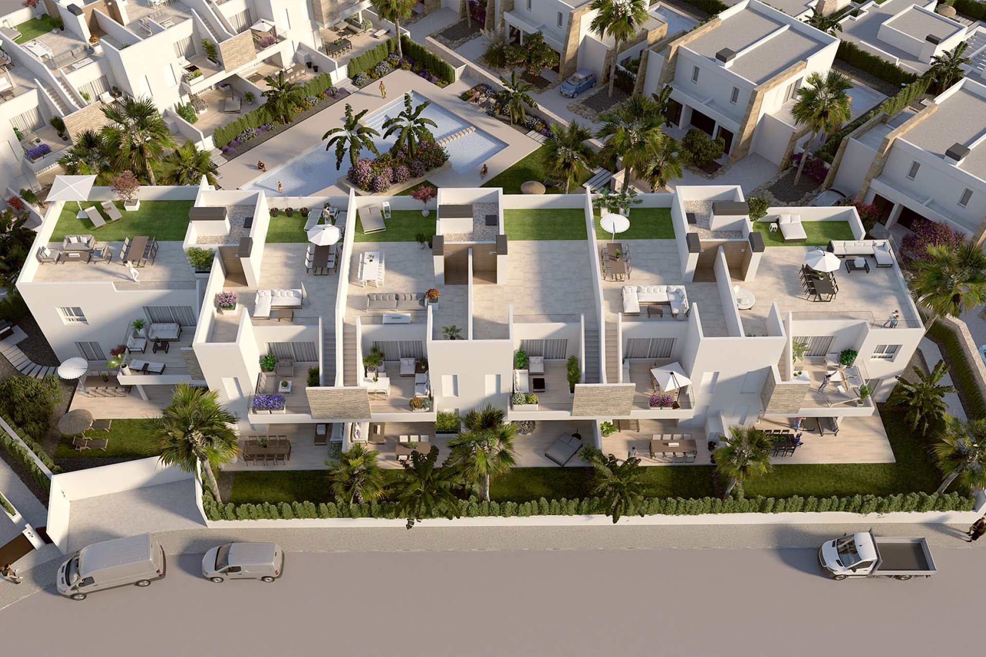 Neue Gebäude - Bungalow - Erdgeschosswohnung -
Algorfa - La Finca Golf