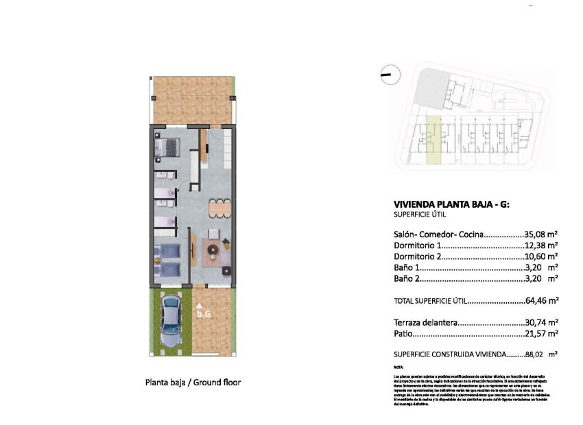 Neue Gebäude - Bungalow - Erdgeschosswohnung -
Pilar de la Horadada - pueblo