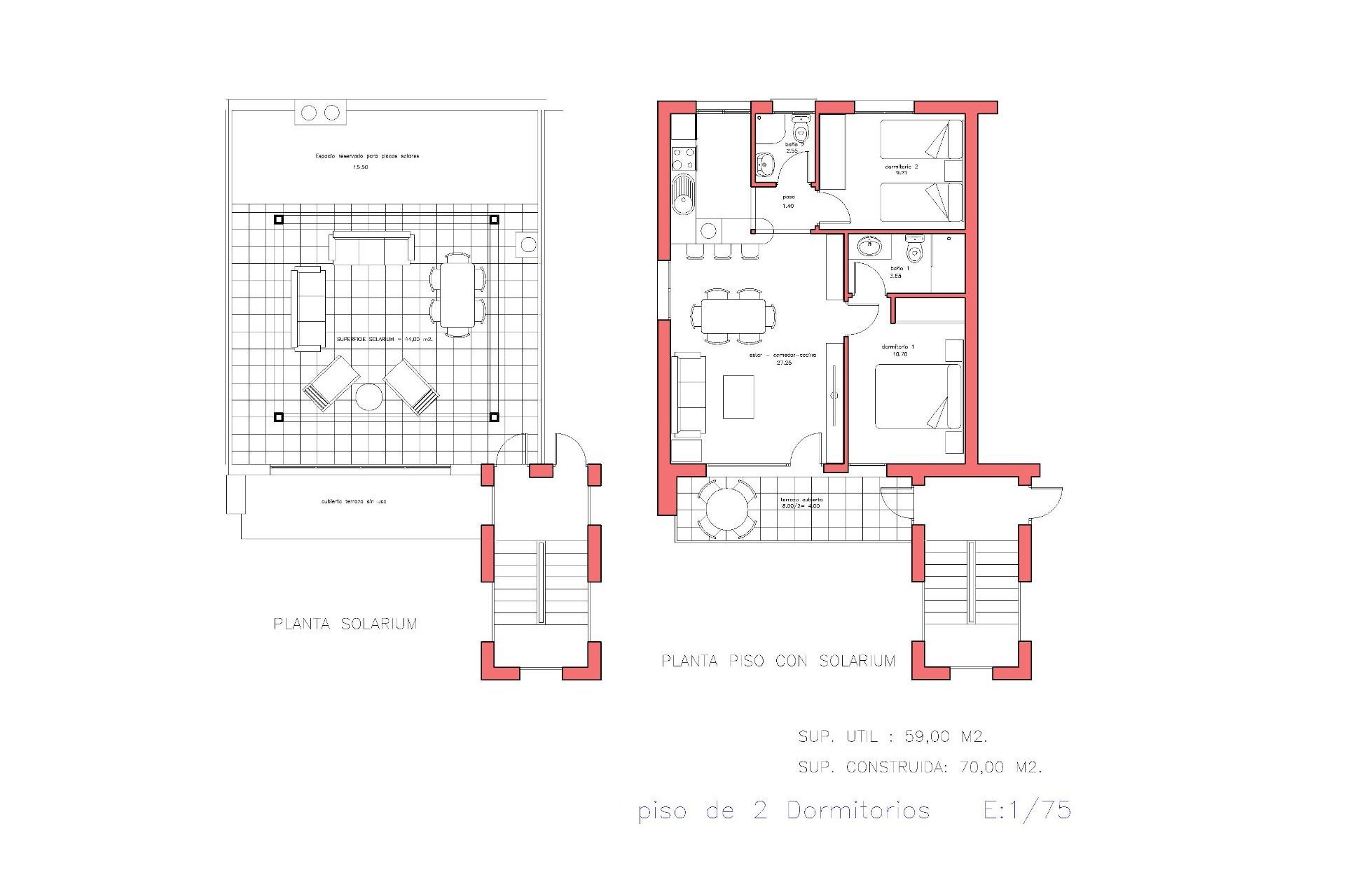 Neue Gebäude - Bungalow -
Fuente Álamo - La Pinilla