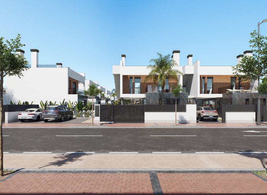 Neue Gebäude - Doppelhaushälfte -
Torre Pacheco - Santa Rosalía