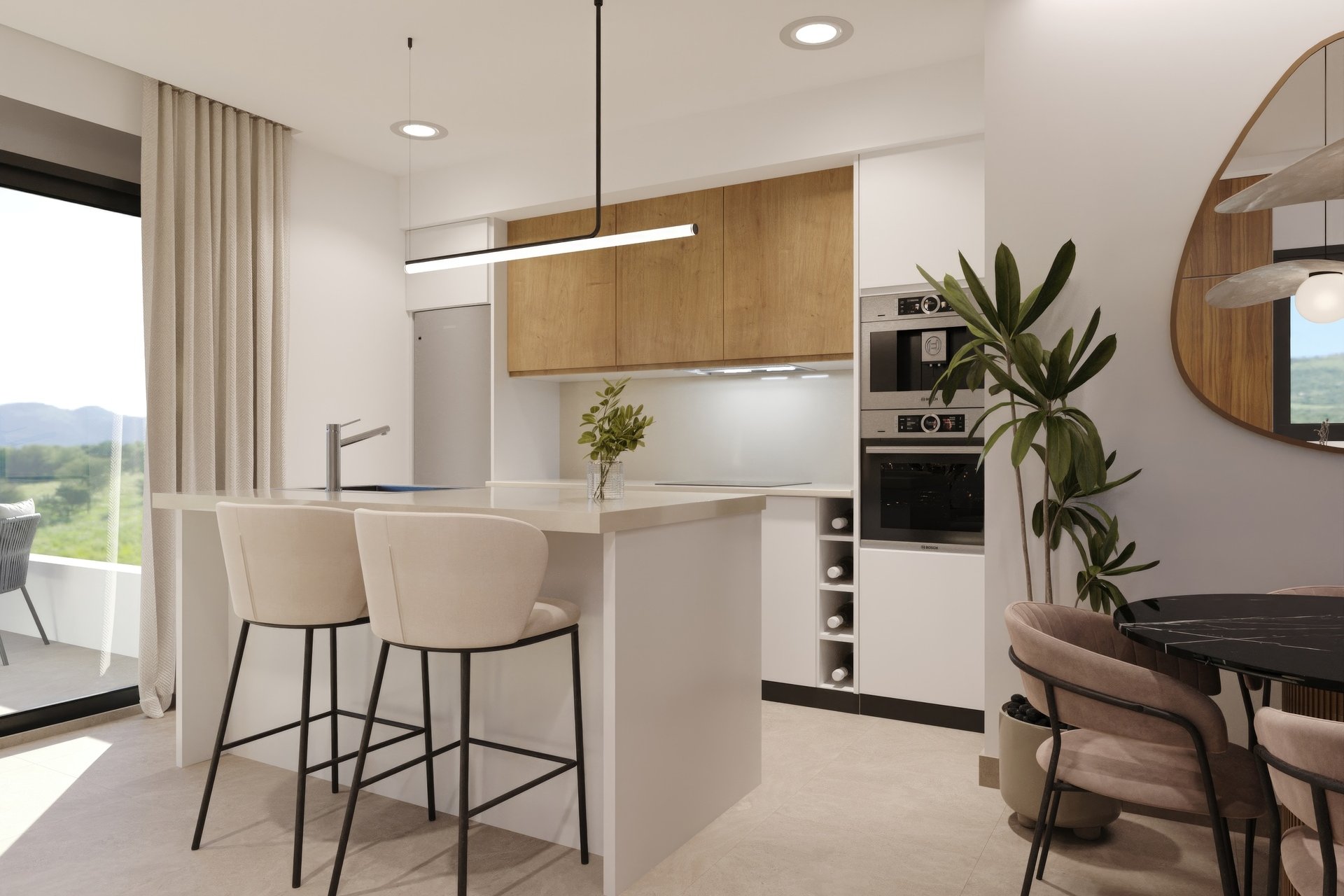 Neue Gebäude - Erdgeschosswohnung -
Banos y Mendigo - Altaona Golf