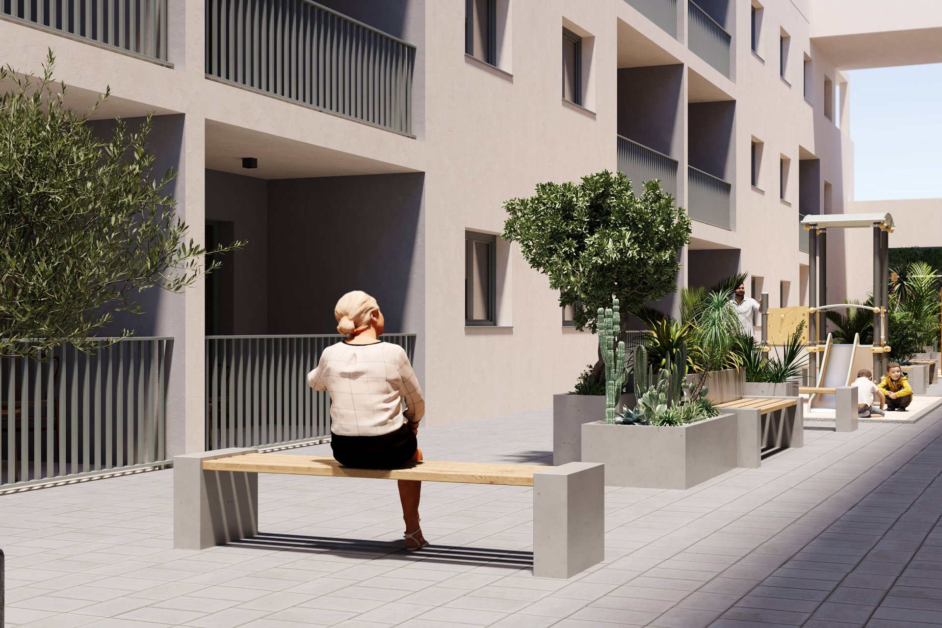 Neue Gebäude - Erdgeschosswohnung -
San Miguel de Salinas