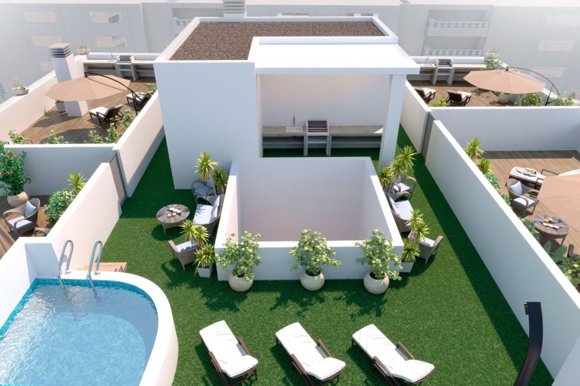 Neue Gebäude - Erdgeschosswohnung -
Torrevieja