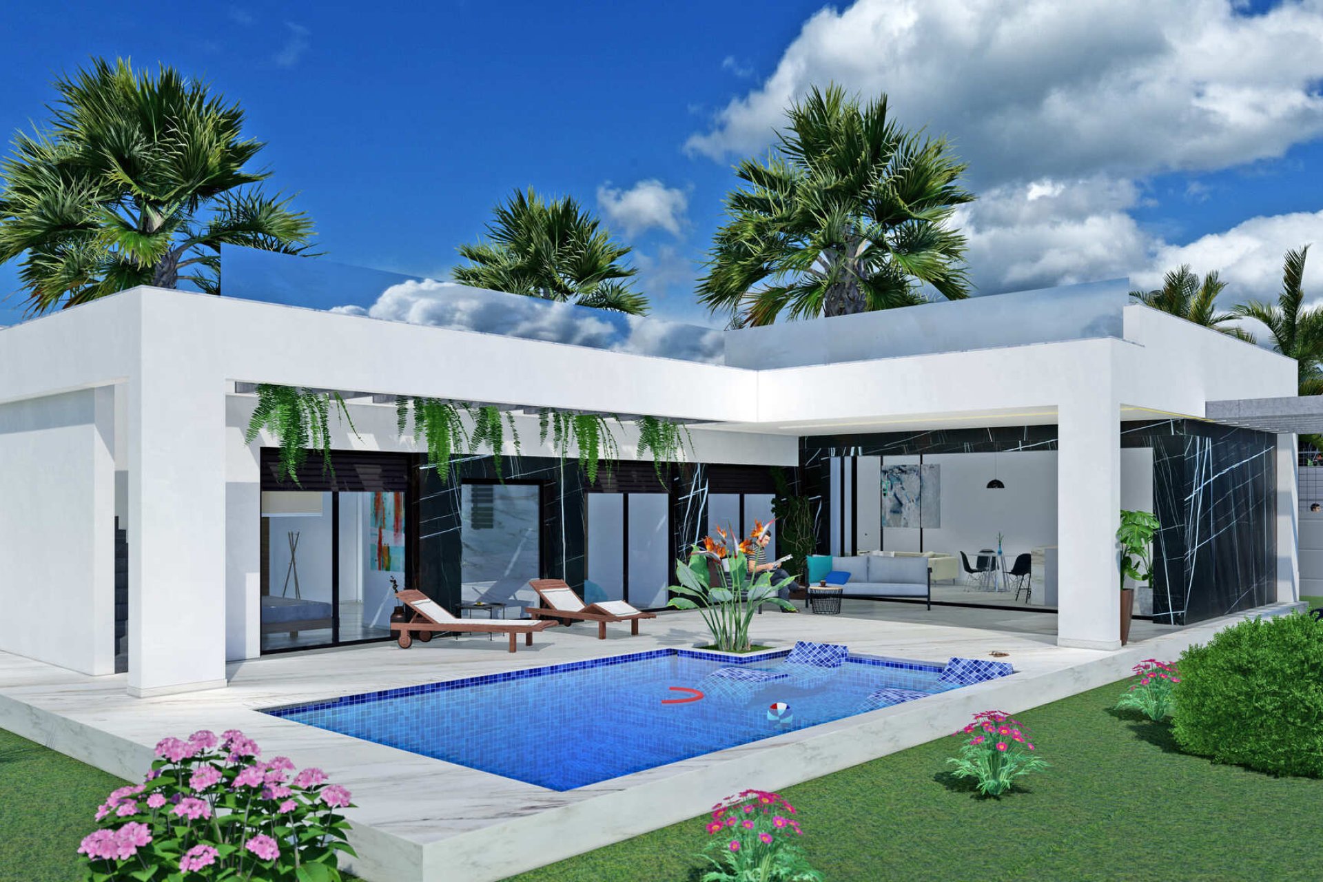 Neue Gebäude - Freistehend / Villa -
Algorfa - La Finca Golf