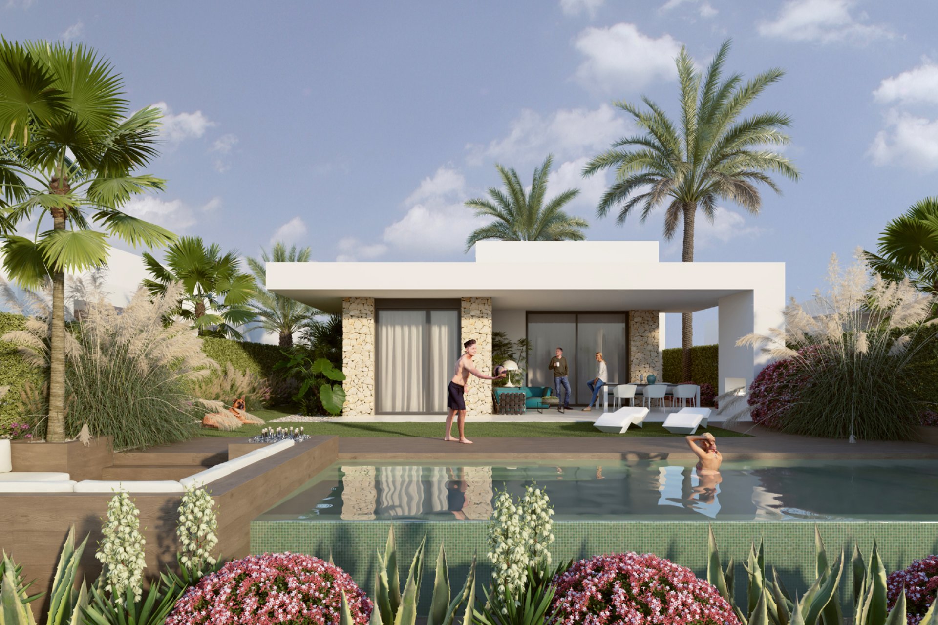 Neue Gebäude - Freistehend / Villa -
Algorfa - La Finca Golf