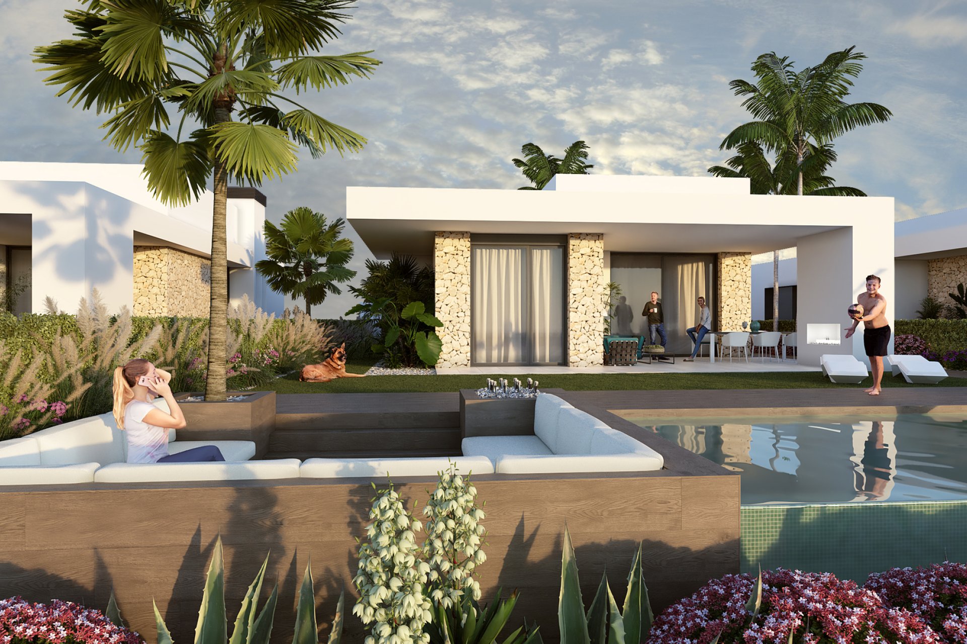 Neue Gebäude - Freistehend / Villa -
Algorfa - La Finca Golf