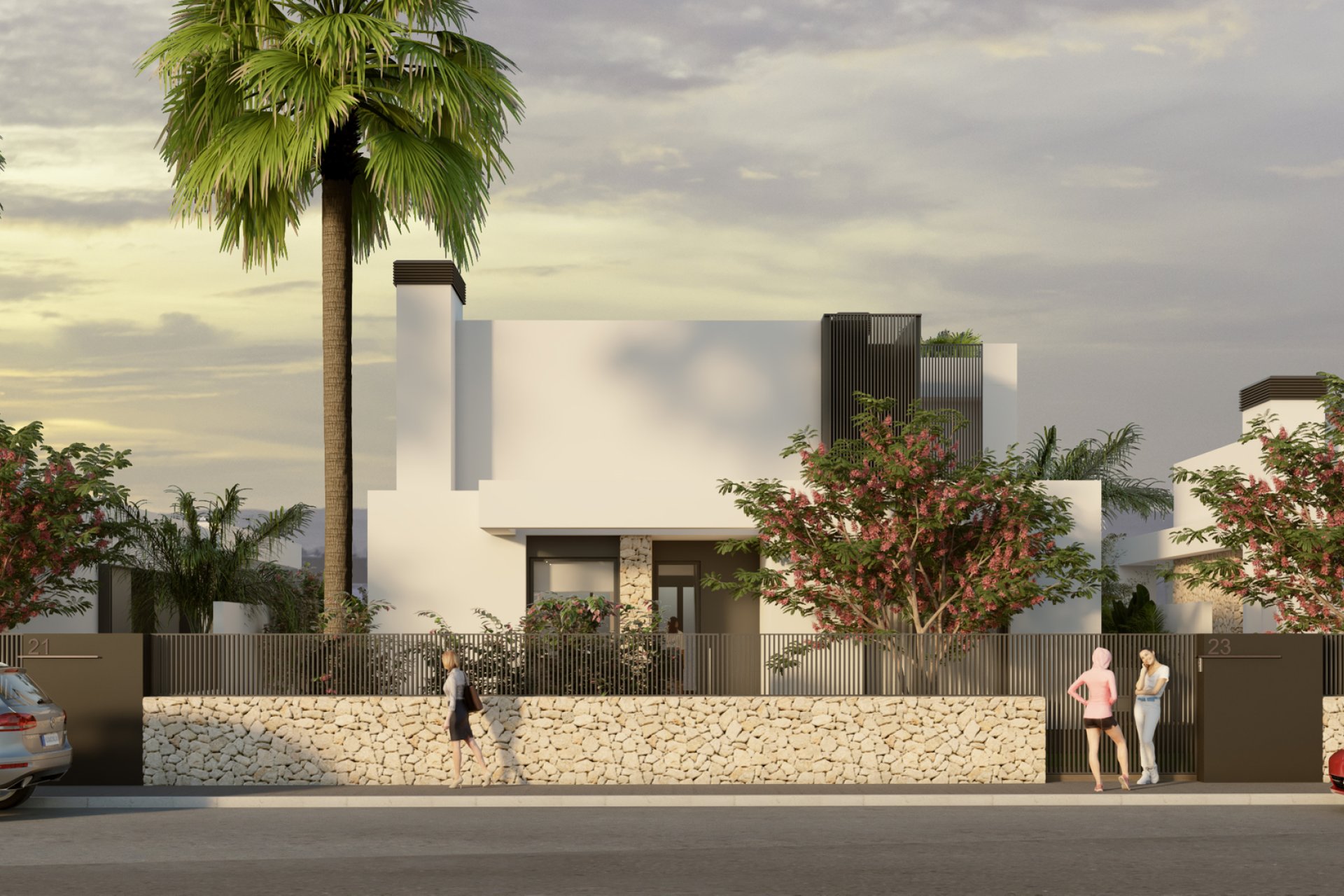 Neue Gebäude - Freistehend / Villa -
Algorfa - La Finca Golf
