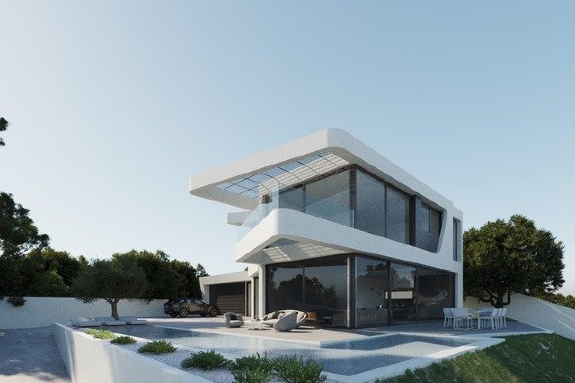 Neue Gebäude - Freistehend / Villa -
Altea - Santa Clara