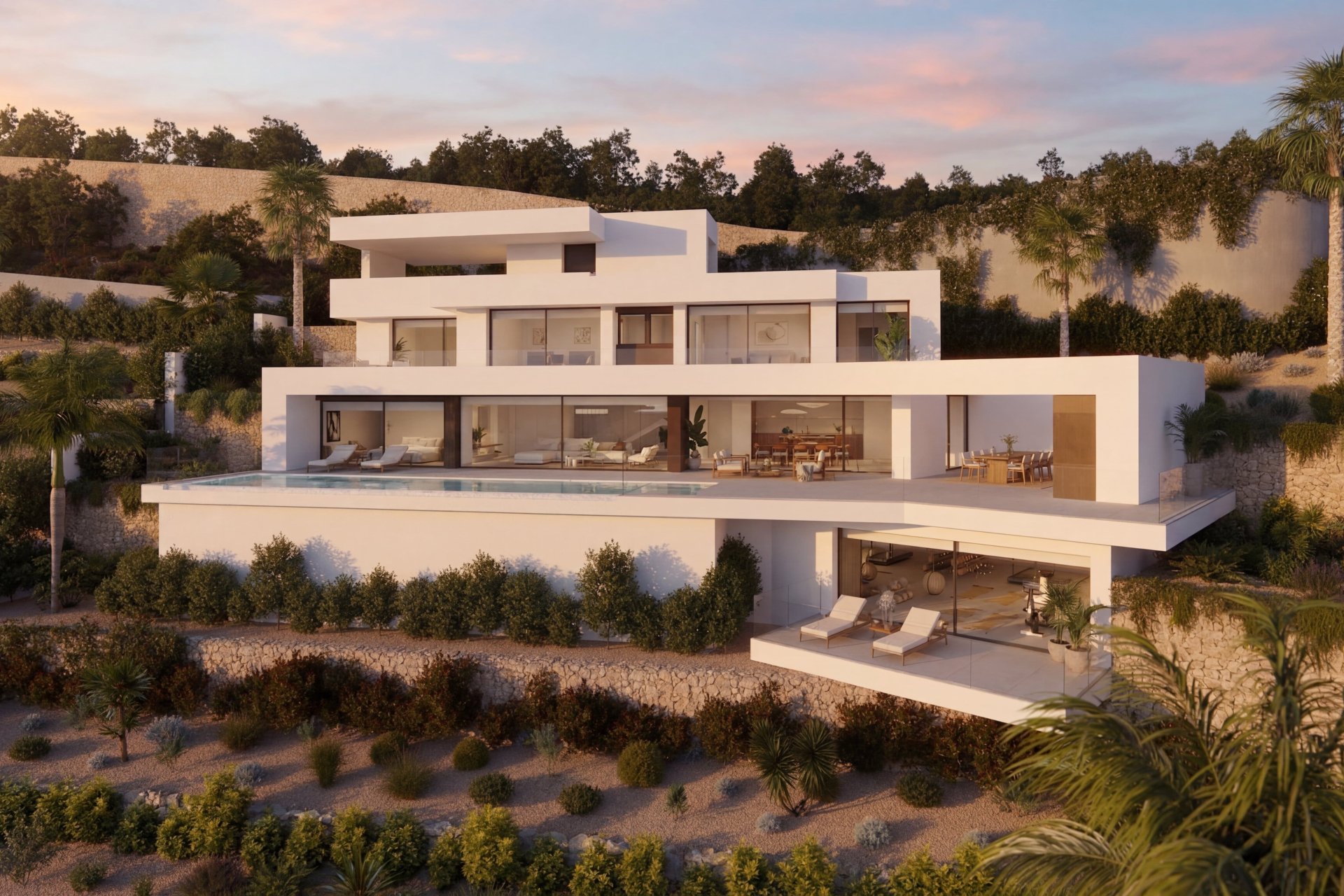 Neue Gebäude - Freistehend / Villa -
Benissa
