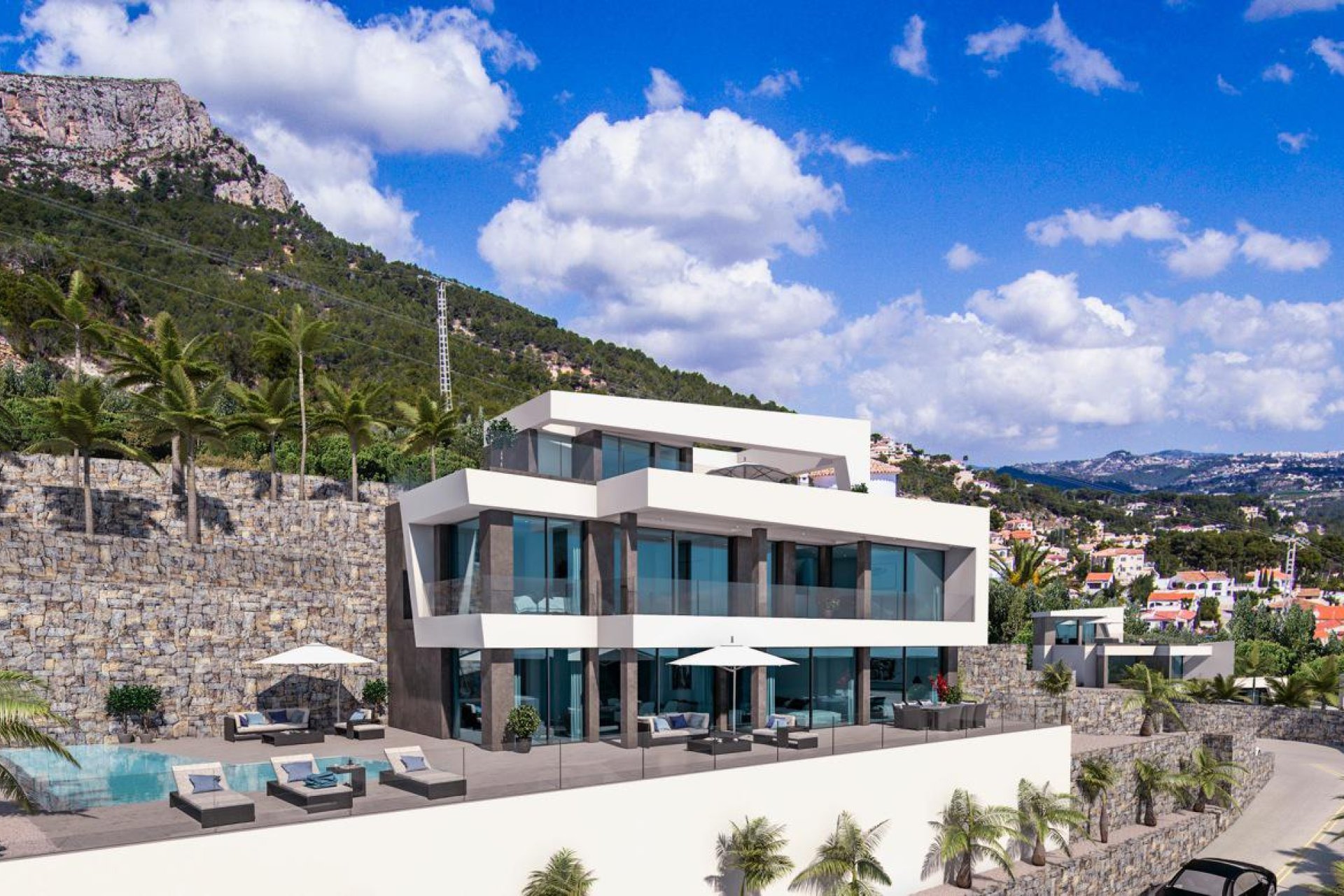 Neue Gebäude - Freistehend / Villa -
Calpe - Cucarres