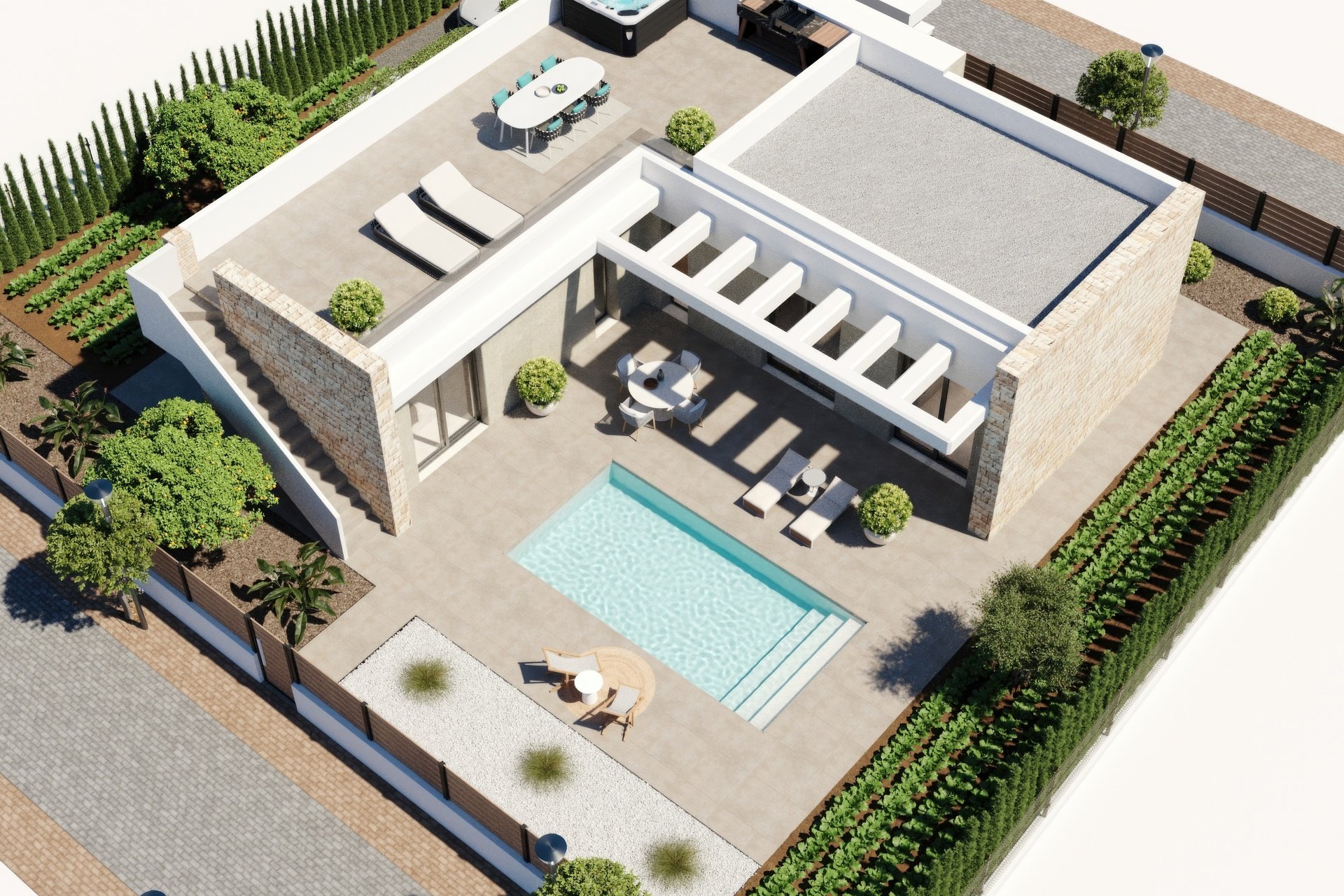 Neue Gebäude - Freistehend / Villa -
Hacienda el Alamo Golf - Hacienda del Alamo Golf