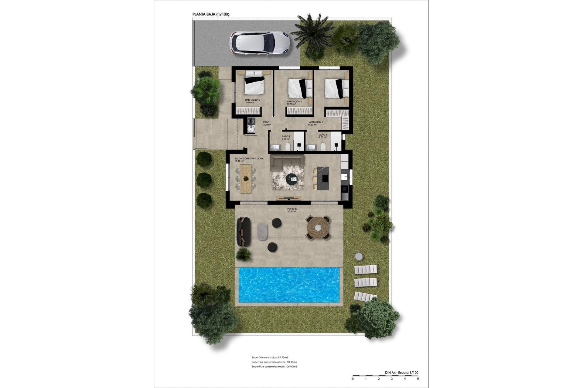 Neue Gebäude - Freistehend / Villa -
Hondón de las Nieves - Urbaniz La Montañosa