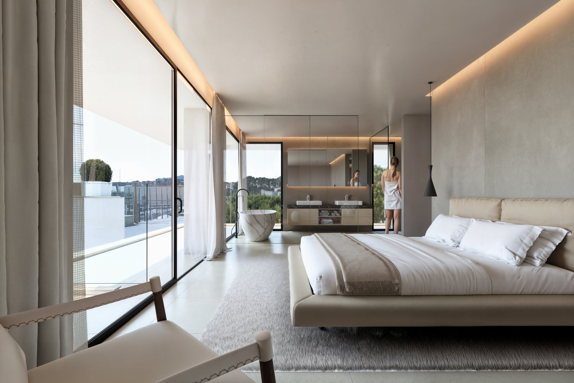 Neue Gebäude - Freistehend / Villa -
Moraira