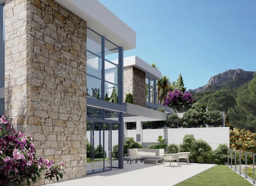 Neue Gebäude - Freistehend / Villa -
Polop - Polop Hills