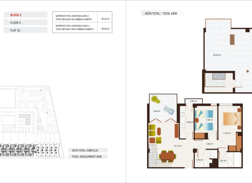 Neue Gebäude - Penthouse -
Archena - Rio Segura