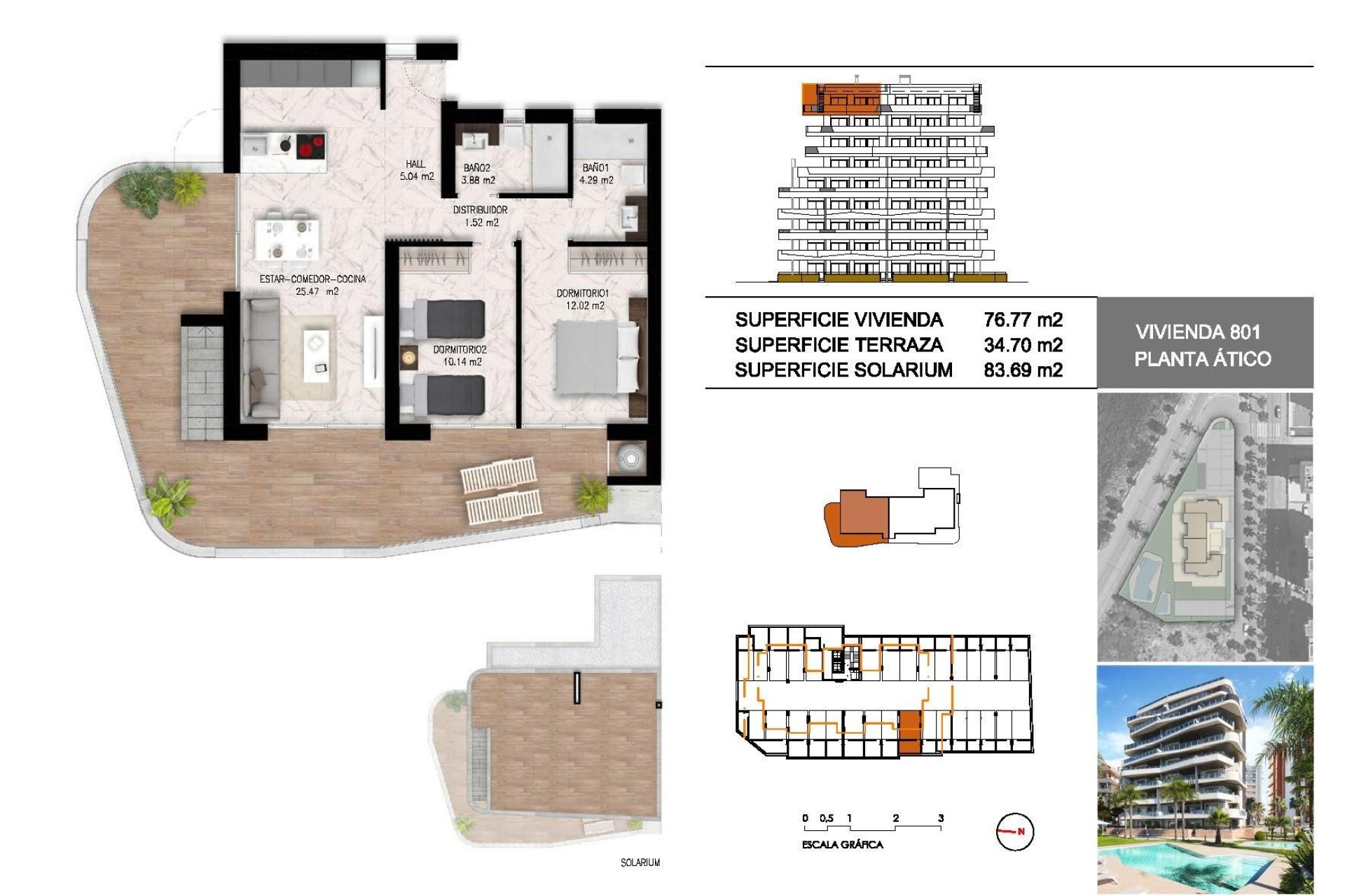 Neue Gebäude - Penthouse -
Guardamar del Segura - Puerto