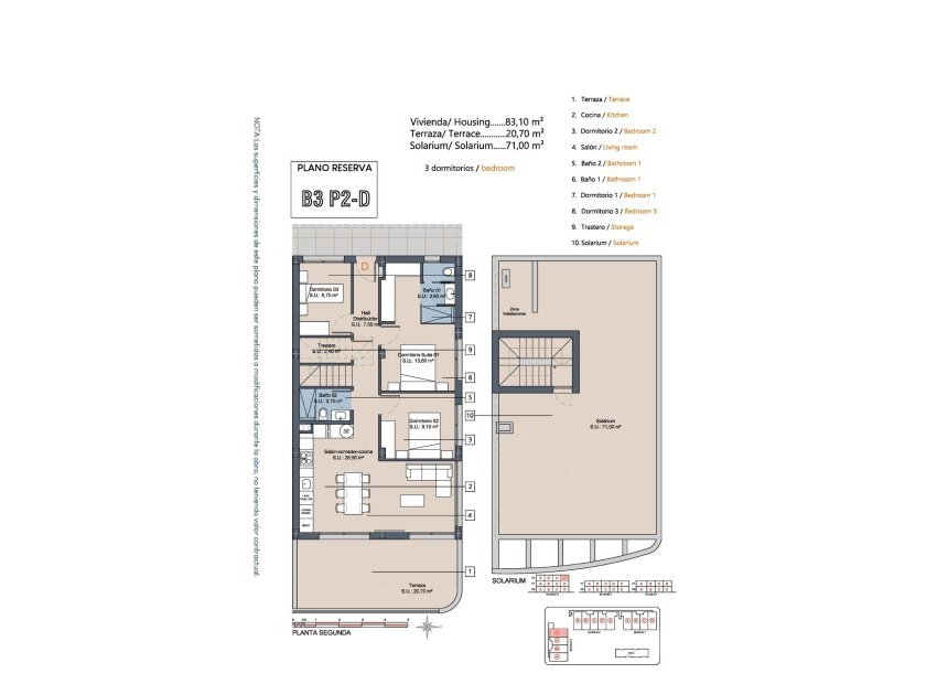 Neue Gebäude - Penthouse -
Los Alcazares - Serena Golf