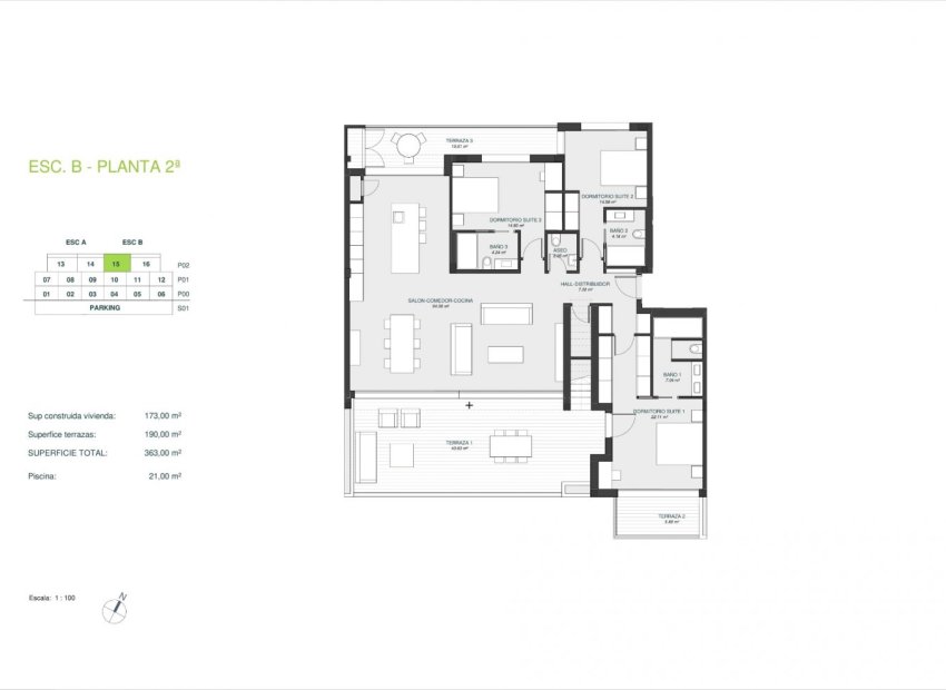 Neue Gebäude - Penthouse -
Orihuela - Las Colinas Golf