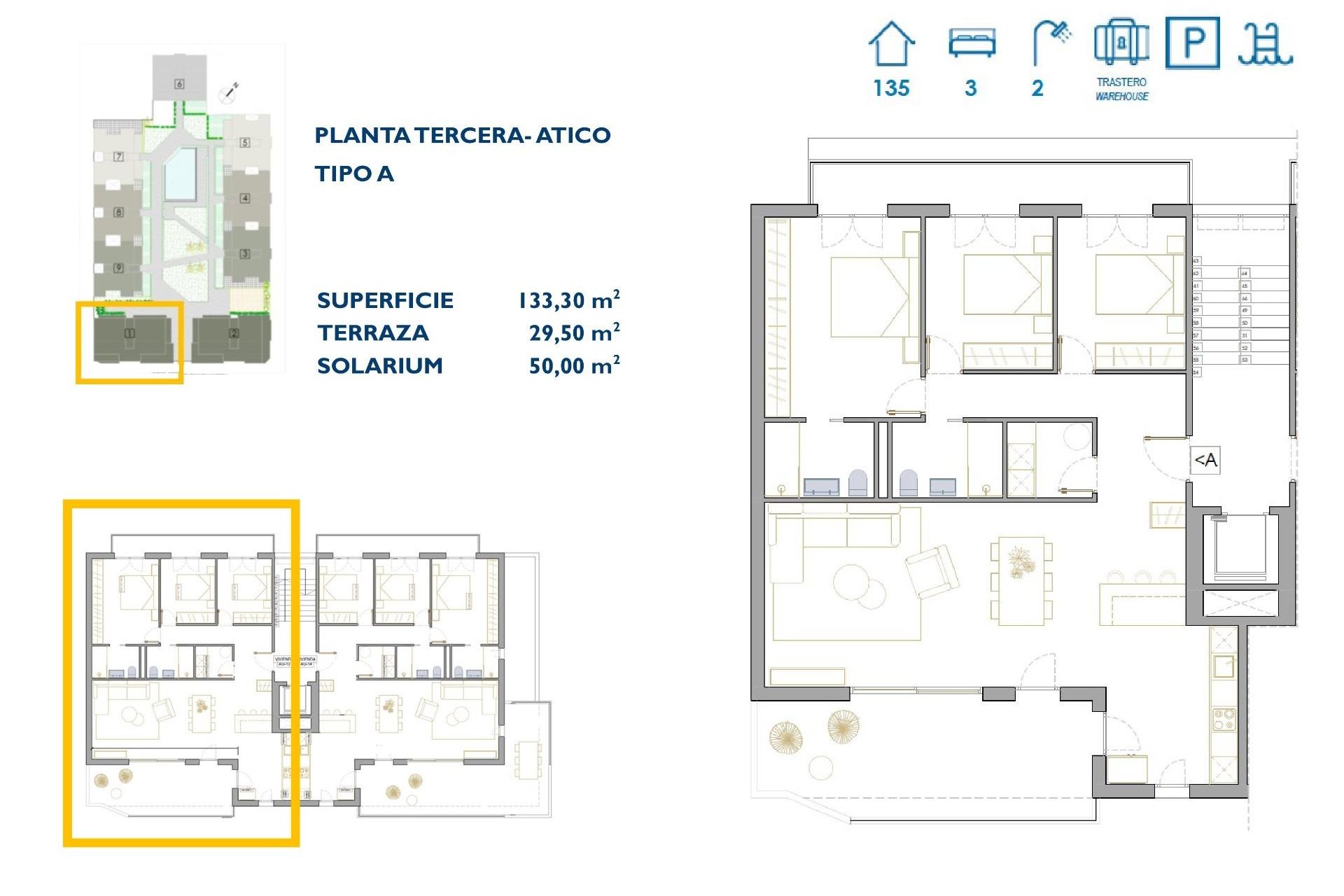 Neue Gebäude - Penthouse -
San Pedro del Pinatar - Pueblo