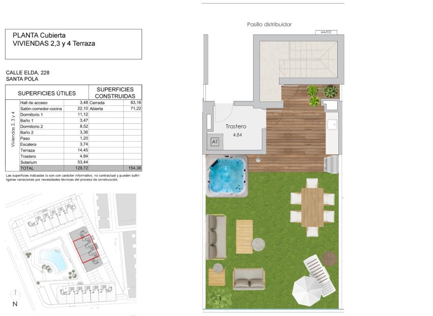 Neue Gebäude - Penthouse -
Santa Pola - Playa Tamarit