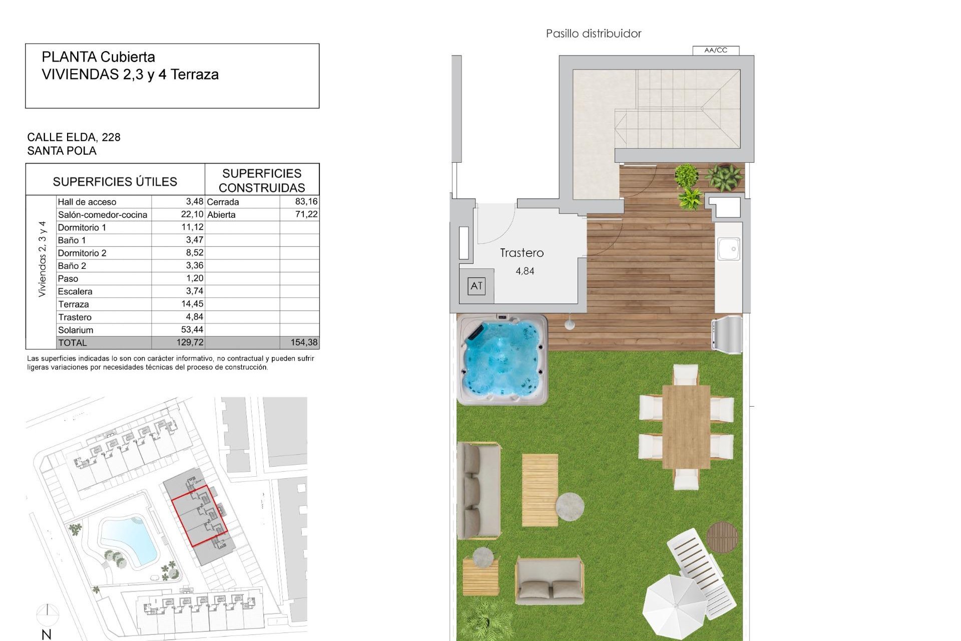 Neue Gebäude - Penthouse -
Santa Pola - Playa Tamarit