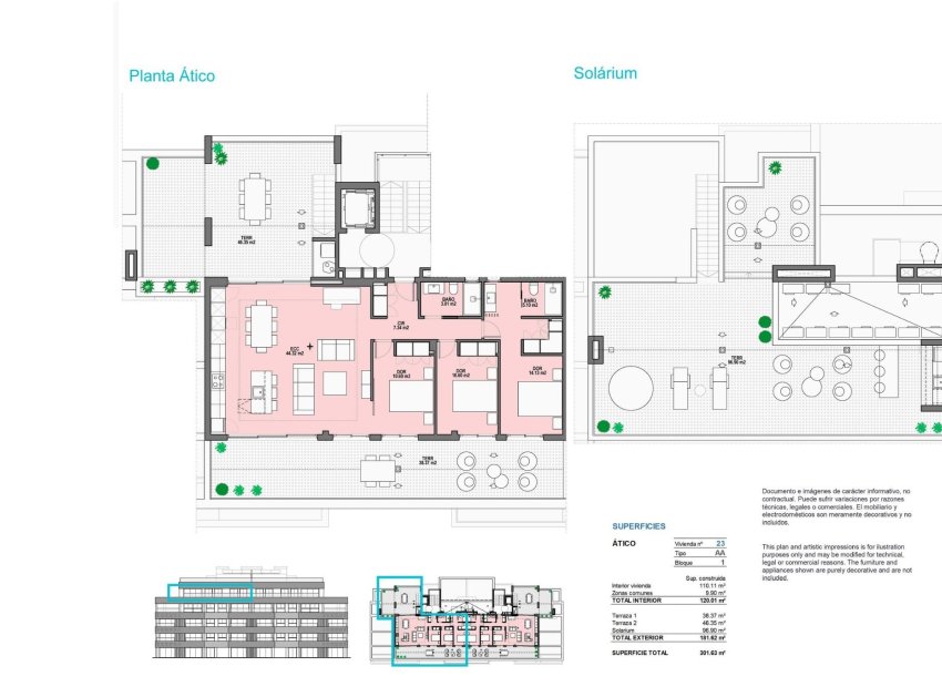 Neue Gebäude - Penthouse -
Torre Pacheco - Santa Rosalía