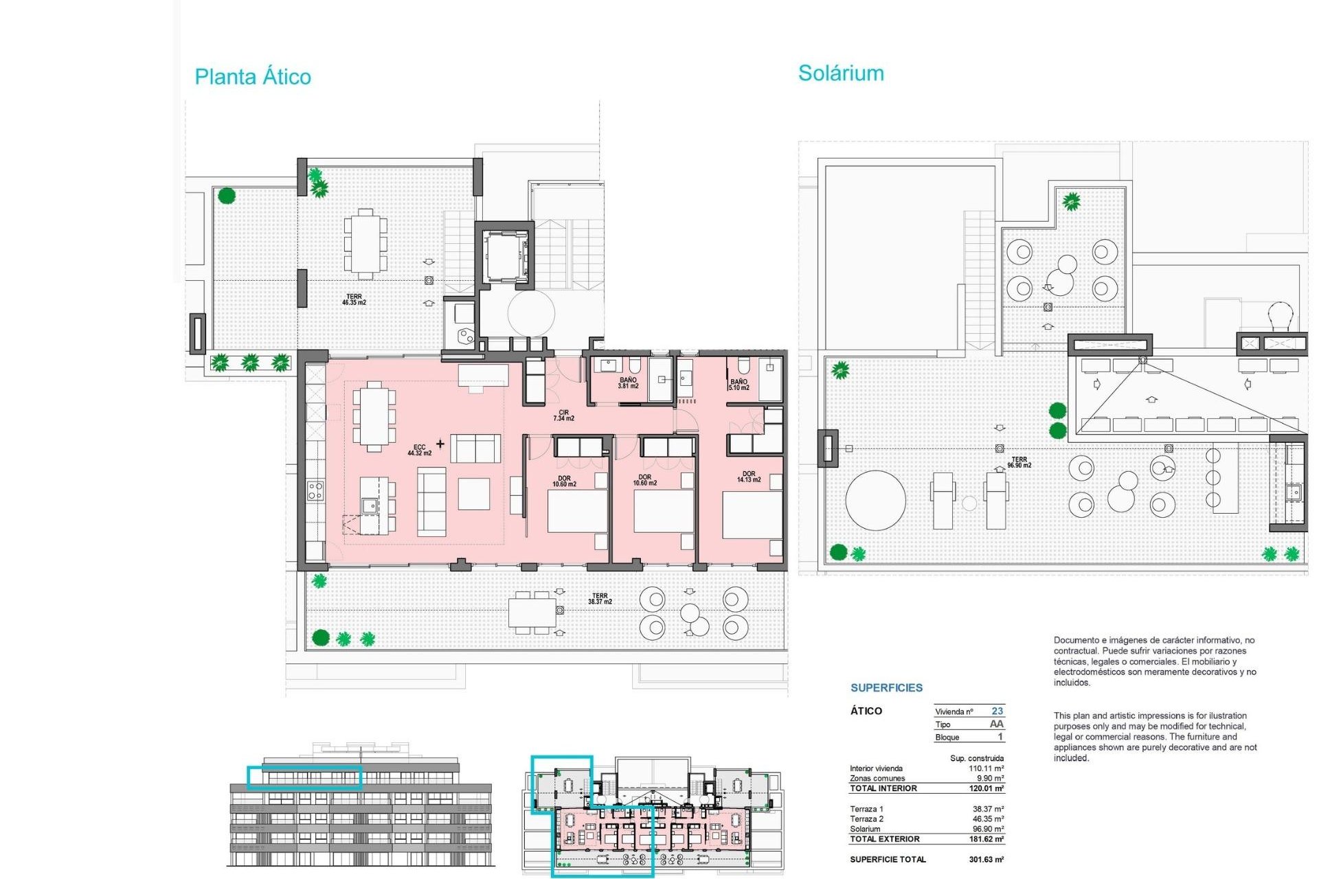 Neue Gebäude - Penthouse -
Torre Pacheco - Santa Rosalía