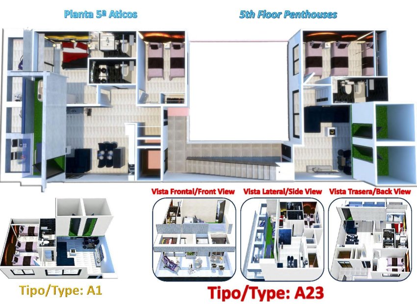 Neue Gebäude - Penthouse -
Torrevieja - Centro