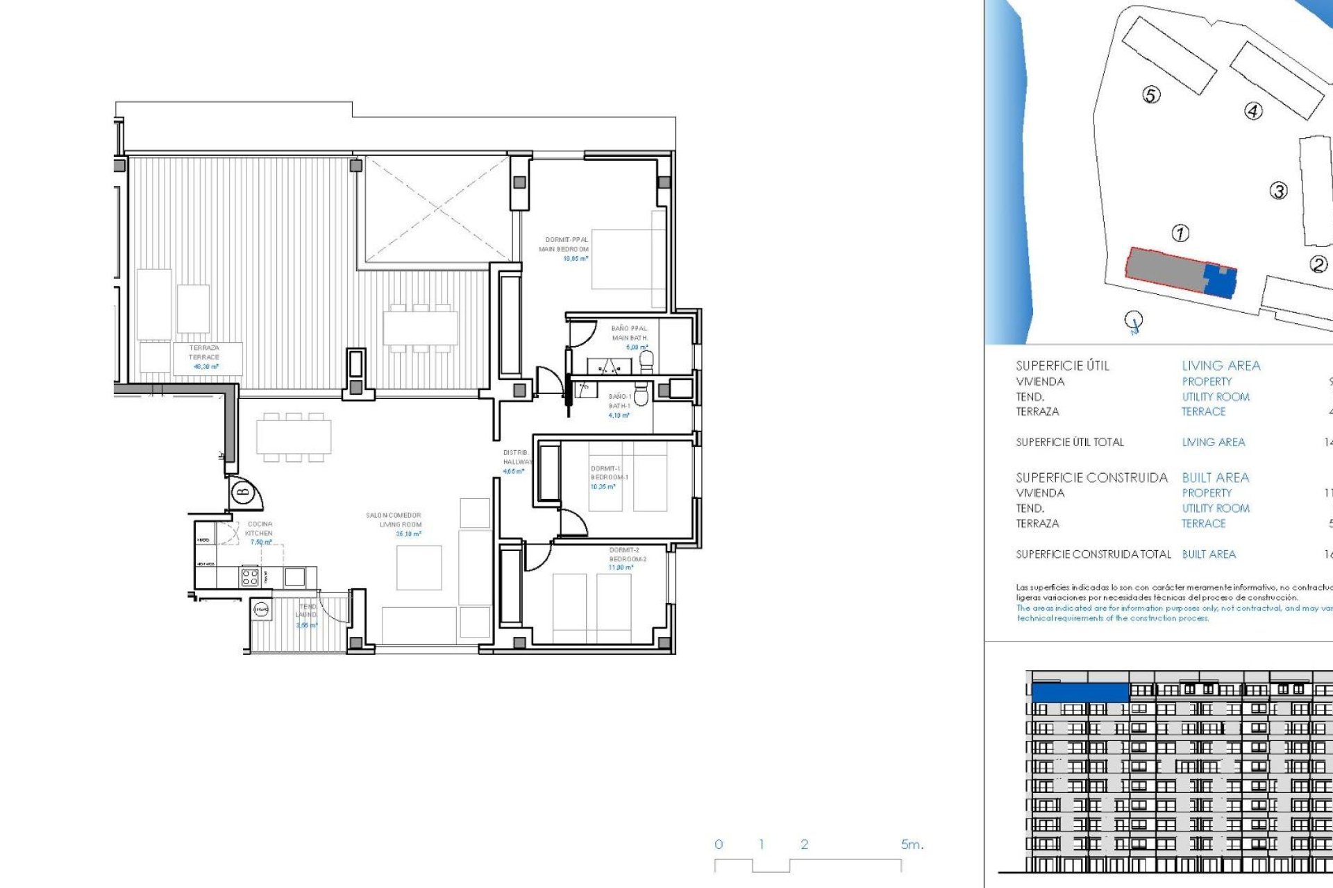 Neue Gebäude - Penthouse -
Torrevieja - Punta Prima