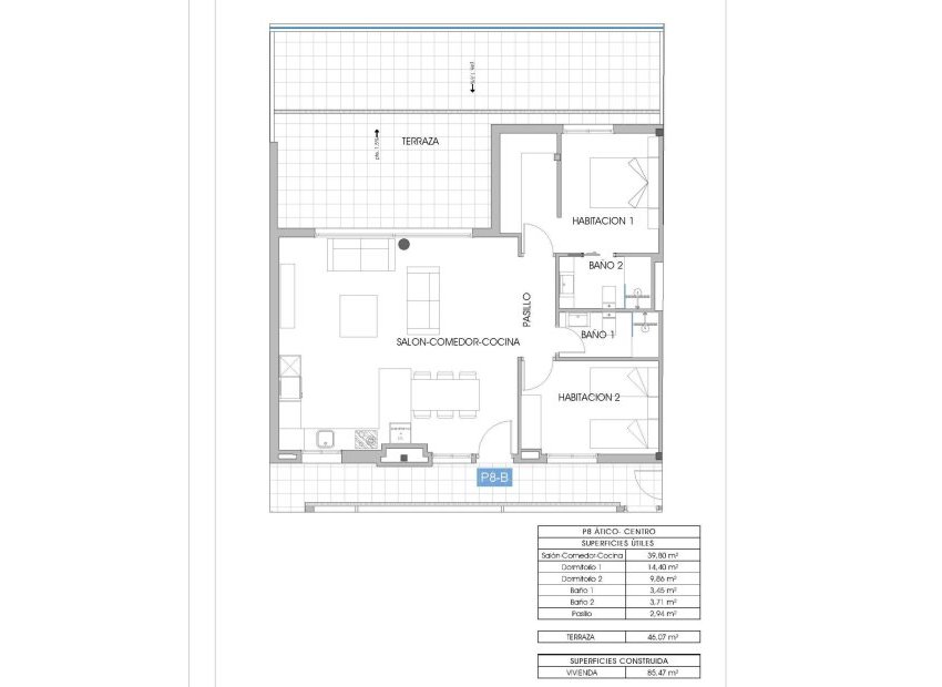 Neue Gebäude - Penthouse -
Villajoyosa - Cala de Finestrat