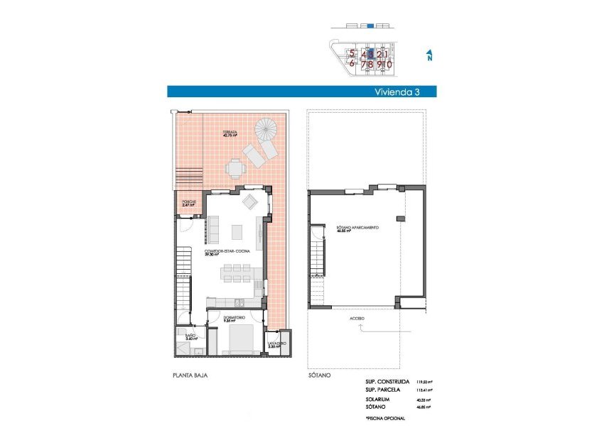 Neue Gebäude - Quad Wohnung -
Bigastro - pueblo