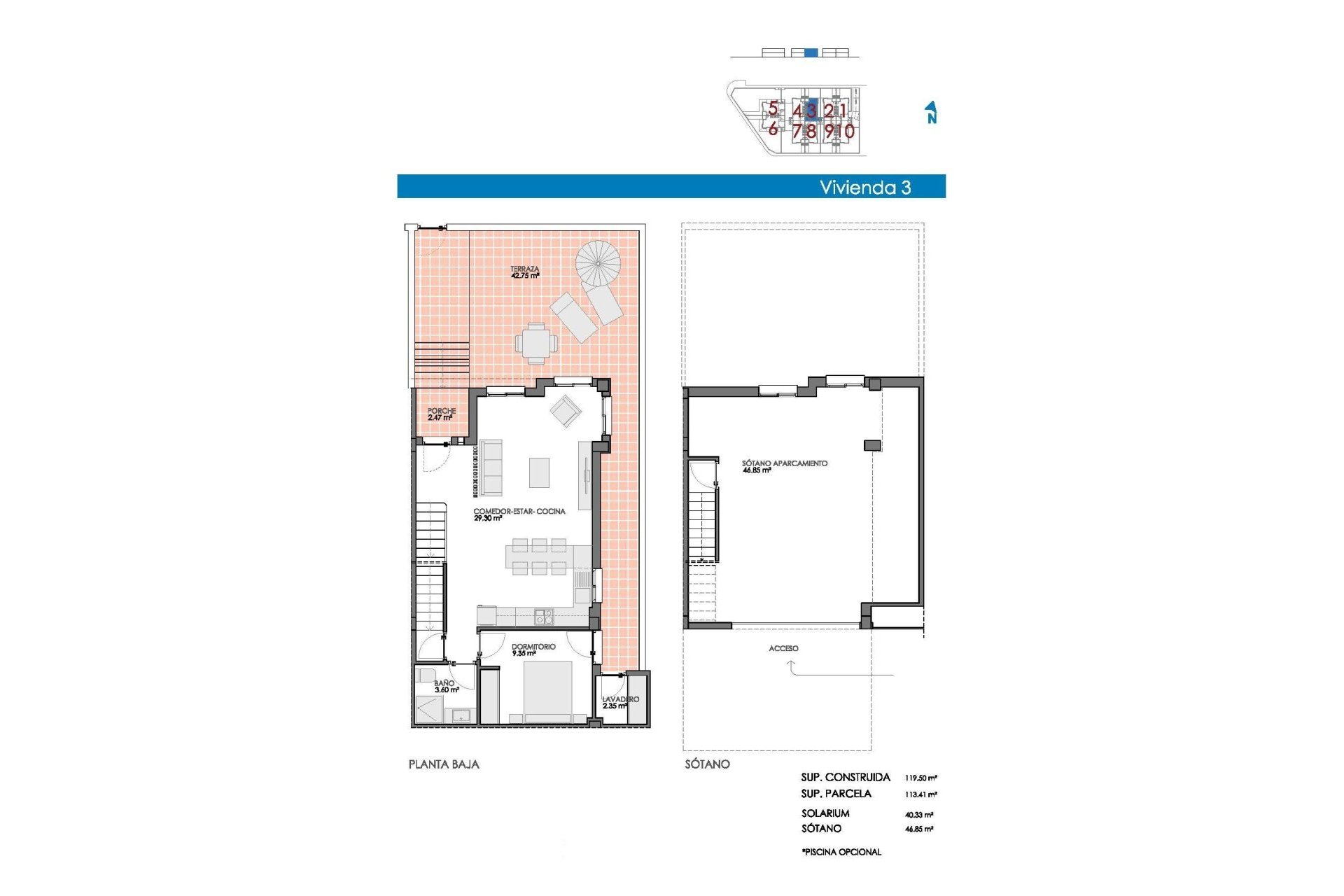 Neue Gebäude - Quad Wohnung -
Bigastro - pueblo