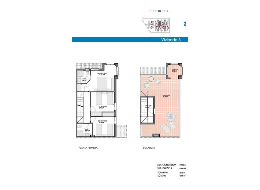 Neue Gebäude - Quad Wohnung -
Bigastro - pueblo