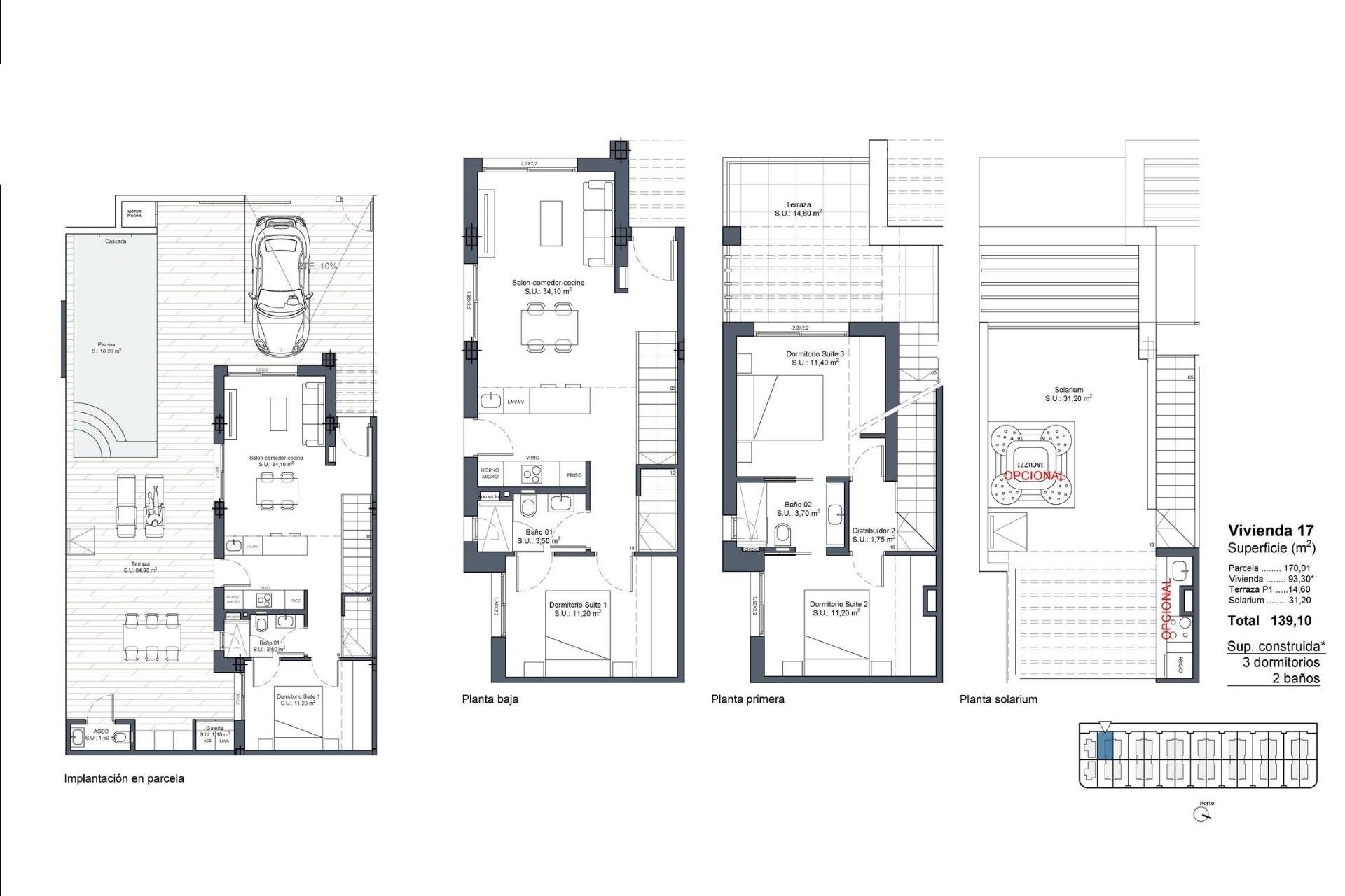 Neue Gebäude - Quad Wohnung -
Ciudad Quesada - Rojales - Lo Marabú