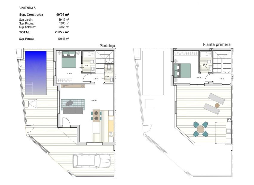 Neue Gebäude - Quad Wohnung -
Torre Pacheco - El Alba