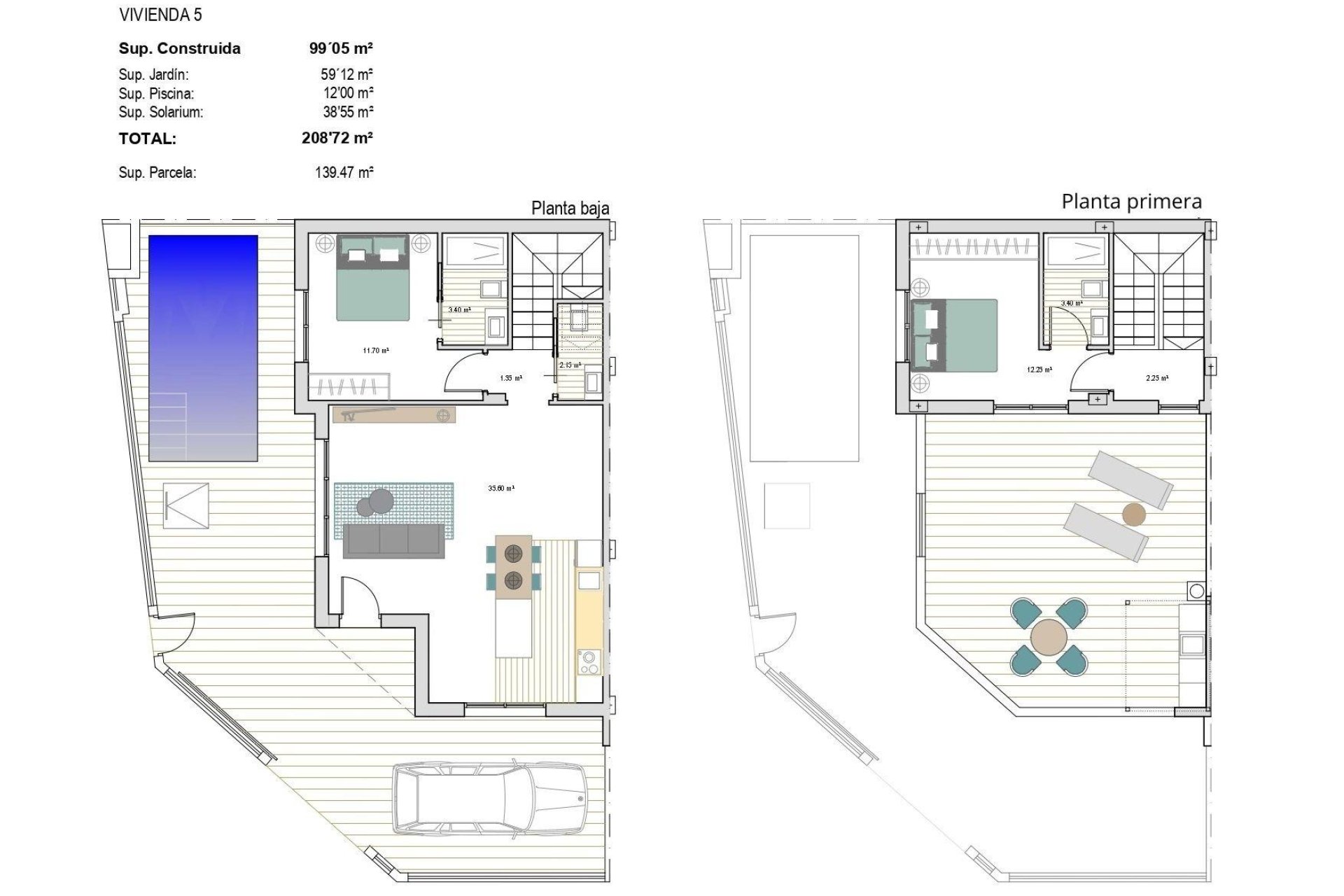 Neue Gebäude - Quad Wohnung -
Torre Pacheco - El Alba