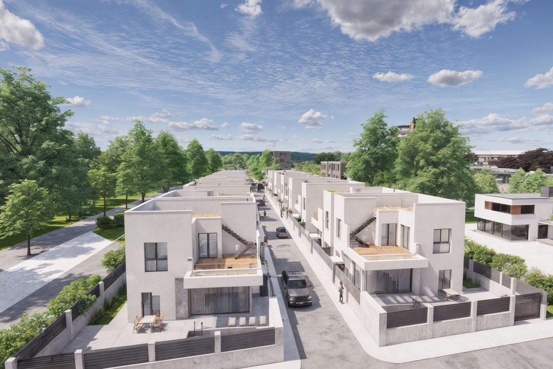Neue Gebäude - Stadthaus -
La Herrada